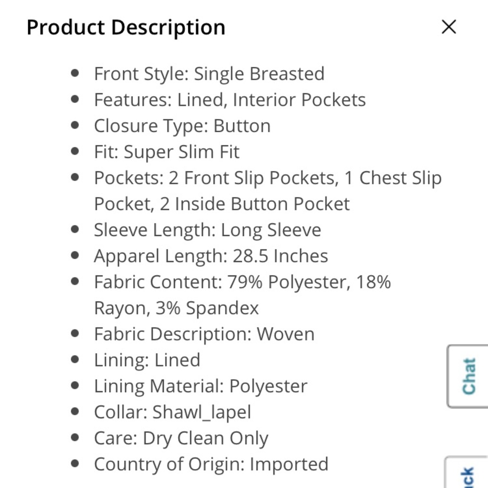 Holiday gift 🎁 for him#Slim fit blazer - Picture 10 of 11